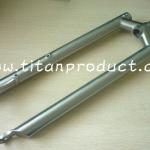 Titanium MTB Fork Internal Cable Routing/Post Disc Mount