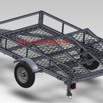 transport atv trailer and Powder coated trailer TR0107