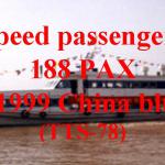 TTS-78: 188PAX used passenger boat for sale