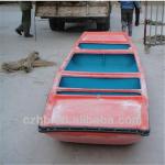 Well performance 4m lenth fiberglass rowing boat for 2 person fishing in the river