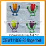 Wholesale Plastic Cute Cartoon bicycle Finger Bell CBW111007-25