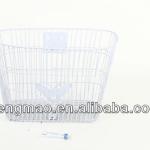 Wholesale steel front e bicycle bike baskets for sale/wire basket 01649