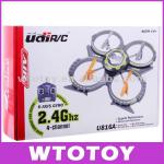 UDI Upgrade Version U816A 4CH 2.4GHZ 3D 4-Axis RC Helicopter Built-in Gyro Quadcopter UFO Radio Controlled RC Aircraft