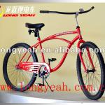 red alloy parts beach bike