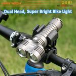 Maxtoch DX21 2pcs U2 LED Light Low Weight Bright Intelligent CREE LED Bicycle Light