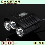 DAKSTAR 2013 New Inventions BL3U 3000LM CREE XML U2 High Quality Rechargeable Waterproof Super Brigh LED Bike Light