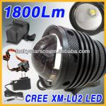 High Power 1800Lm Cree U2 T6 LED Zoomable Bicycle Light / Head Lamp / Rechargeable / Waterproof-XM-L U2