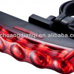 Bike safety warning light cycle tail light 5 led bicycle rear light