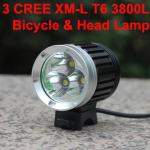 3800LM 3x CREE XML XM-L T6 LED Cycling Bicycle Bike Light