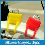 Front and back silicon LED light for bike silicon bicycle light