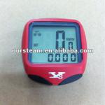 OEM Red BIKE SPEEDOMETER CYCLE COMPUTER 268A