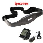 2013 HotSalesNewArrivalDigital LCD Bicycle Bike Speedometer Computer With Heart Rate Tester Chest Strap-#O682B