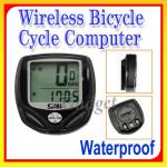 LCD Waterproof Wireless Cycle Computer Bike Bicycle Odometer Speedometer New-Cycle-computer-Wireless