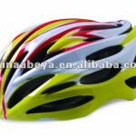 Yellow and red PC+EPS Road bicycle Helmets