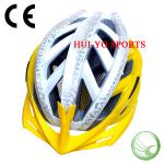 Special bicycle helmet, yellow bike helmet, flashing road helmet