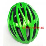 Green In-mold Horse Riding / Quad Bike Helmet