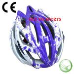 Purple bike helmet , cool cycling Helmet, road racer helmet