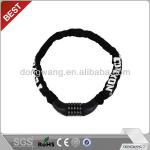 Black Bicycle Lock Digital