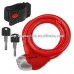 Bicycle Steel Spiral Color Cable Lock-bc-010016r