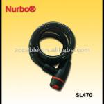 SL470 Nurbo bike lock security bicycle lock steel cable lock