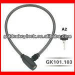 GK101.103 Steel Anti-theft Cable Lock for folding bike/ electric bike/ motorcycle/ trolley