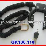 GK106.110 Bike Frame Lock with Chain / Bike Ring Lock/ Bike Wing Lock