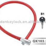 GK103.302 High-quality bicycle Steel Wire Lock, cheap bicycle lock