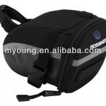 bicycle saddle bag with quick release buckle