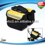 Bike Top Tube Double saddle Bag (Yellow)-bike top tube bag -OG-0088