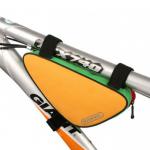Bicycle Cycling Bike Outdoor Triangle Bag Front Top Tube Frame Pouch Saddle Bag Green