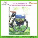 2013 new Top quality waxed canvas bike bag,Bicycle Pannier Bags factory-HYDWBK244