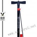 High pressure bicycle air pump with pressure meters