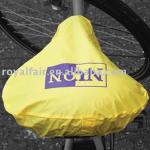 0.13mm Yellow PVC sheeting waterproof bike seat cover with elastic band closure