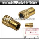 Presta to Schrader FR-US Pump Bicycle Bike Valve Adapter, YFO249A