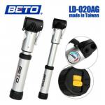 BETO LD-020AG 2-Stage Portable Mountain Bike Pump/Inflator