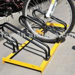 PV-3A floor mounted display bicycle parking stand for 3 bikes(ISO approved)-PV-3A