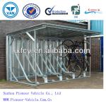 Best Quality Galvanized Semi Vertical Multi Bike Parking Stand(ISO SGS SUV Approved)