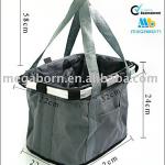 Fashion&amp;Graceful Grey Folding Bike Basket MBKY0016