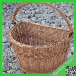 Natural and practical handlebar bicycle basket