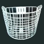white steel Basket for Bicycle and E-bike