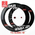 2014 YISHUNBIKE hot selling 88mm clincher 24mm width Straight Pull carbon wheels for road bike-YS-SL88C-W
