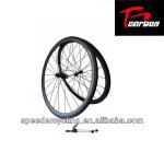 2014 hot sale chinese 38mm carbon clincher wheelset, carbon road bike wheels clincher 3k matte