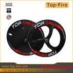 2013 new design 700c carbon track disc wheel tubular bike disc wheels,carbon bicycle wheels for hot sale-WH- disc wheel