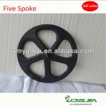 13.11111 55mm 5 spoke carbon wheels clincher 700C-13.11111