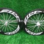 zipp 808 carbon fiber road bicycle 88mm wheels clincher/tubular wheelset&amp;POWERWAY R13 hub zipp carbon wheels