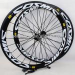 700C Carbon Road bike parts carbon wheels . 50mm wheels carbon clincher . 50mm campagnolo road bike wheelset .-50C