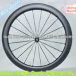 2013 new aero 700C carbon bicycle wheels, 27.5mm wide tubular wheels 56cm &amp; novatec hub+pillar spokes+quick release-B-56mm-T