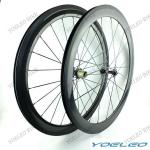 Hot Sale!! Cheap Carbon Wheels Clincher 50mm With Novatec Hubs 3K/12K/UD Weave Glossy/Matte 20H/24H Front and Rear Wheels-CRBW50C