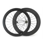 700C 23mm Width 60mm clincher Front carbon bike wheel 88mm Rear wheel carbon bicycle wheelset-