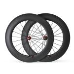 700C 23mm Width 88mm Tubular Road Rcing Bicycle Carbon Fiber Wheels